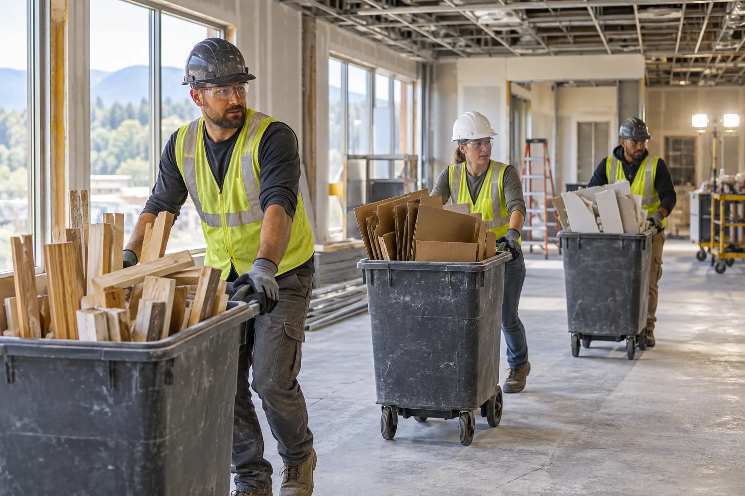 How to Sort Commercial Renovation Debris Before Pickup